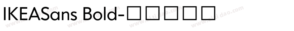IKEASans Bold字体转换